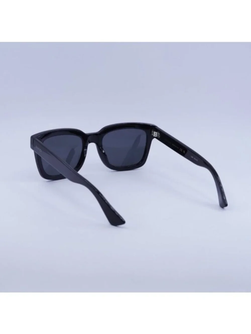 Gucci GG0001SN 001 Sunglasses Black Square Frame, Grey Lenses